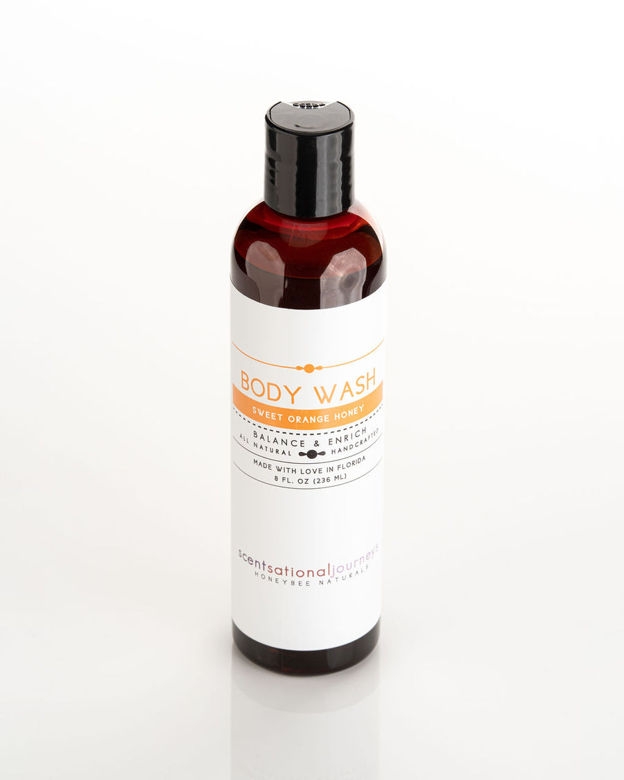 Sweet Orange Honey Omega-3 Hemp & Aloe Cleansing Body Wash
