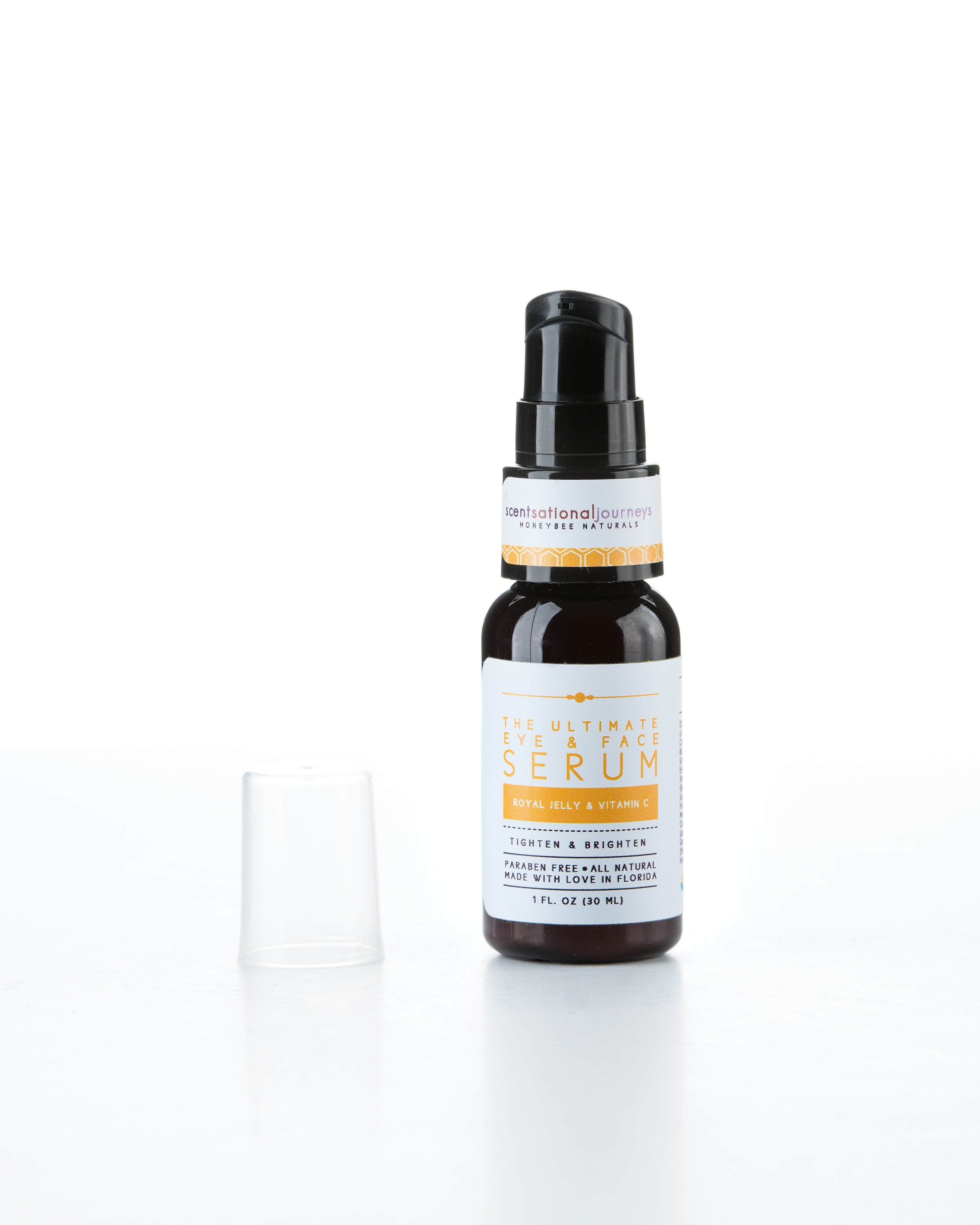 HoneyBee Naturals The Ultimate Eye & Face Serum, Royal Jelly
