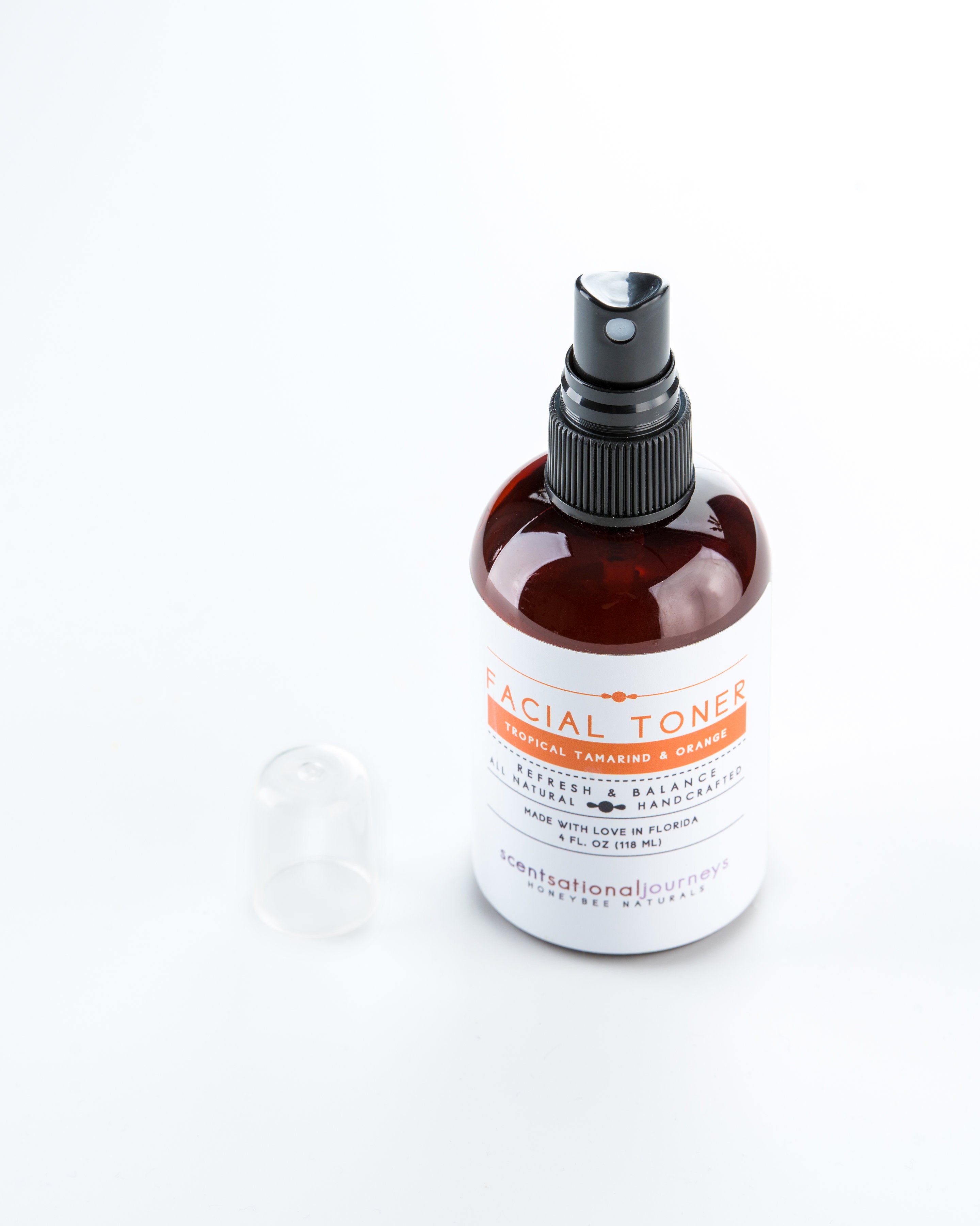 HoneyBee Naturals Facial Toner, Tropical Tamarind & Orange